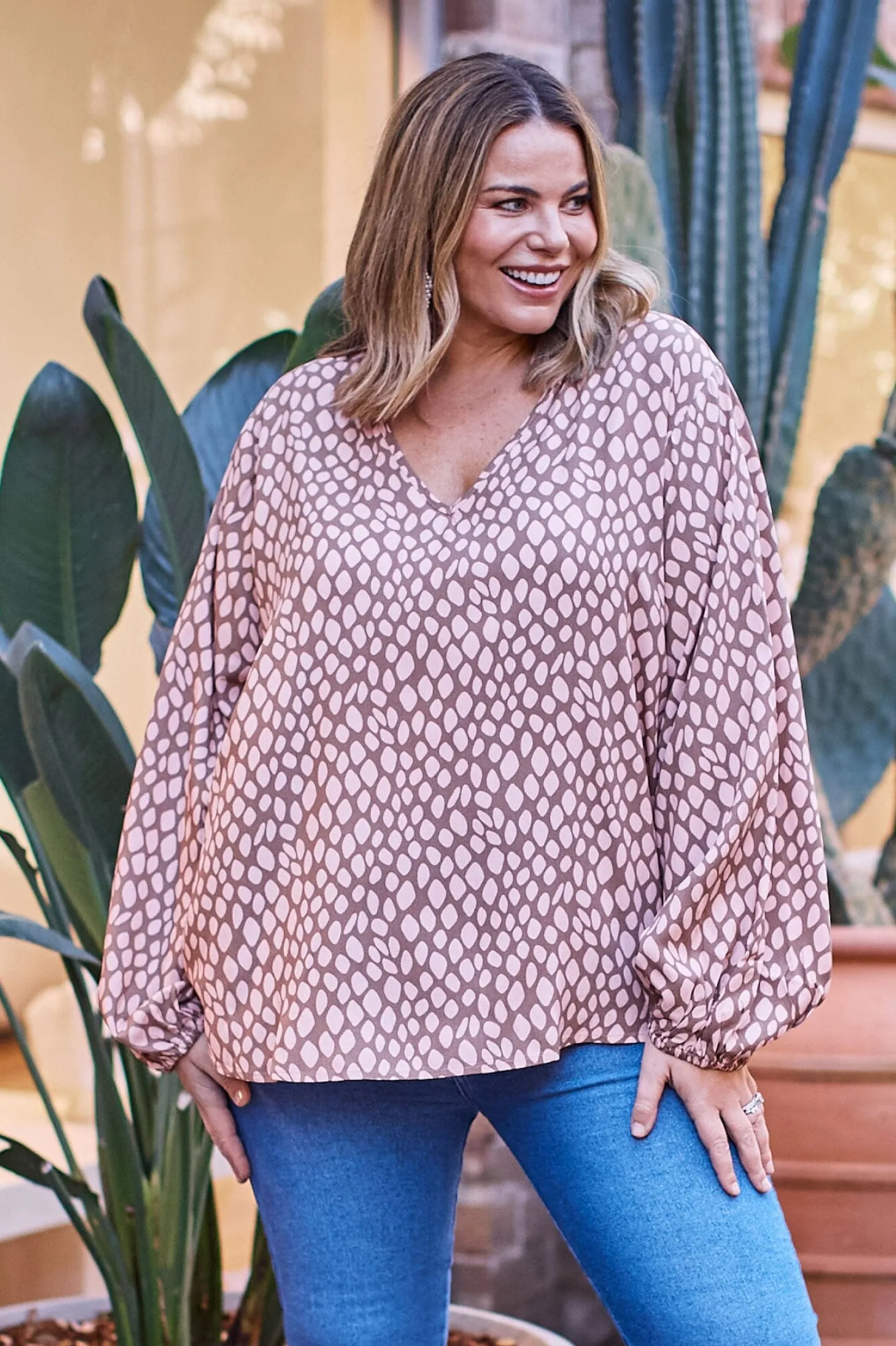 New Carolina Mara Long Sleeve Top
