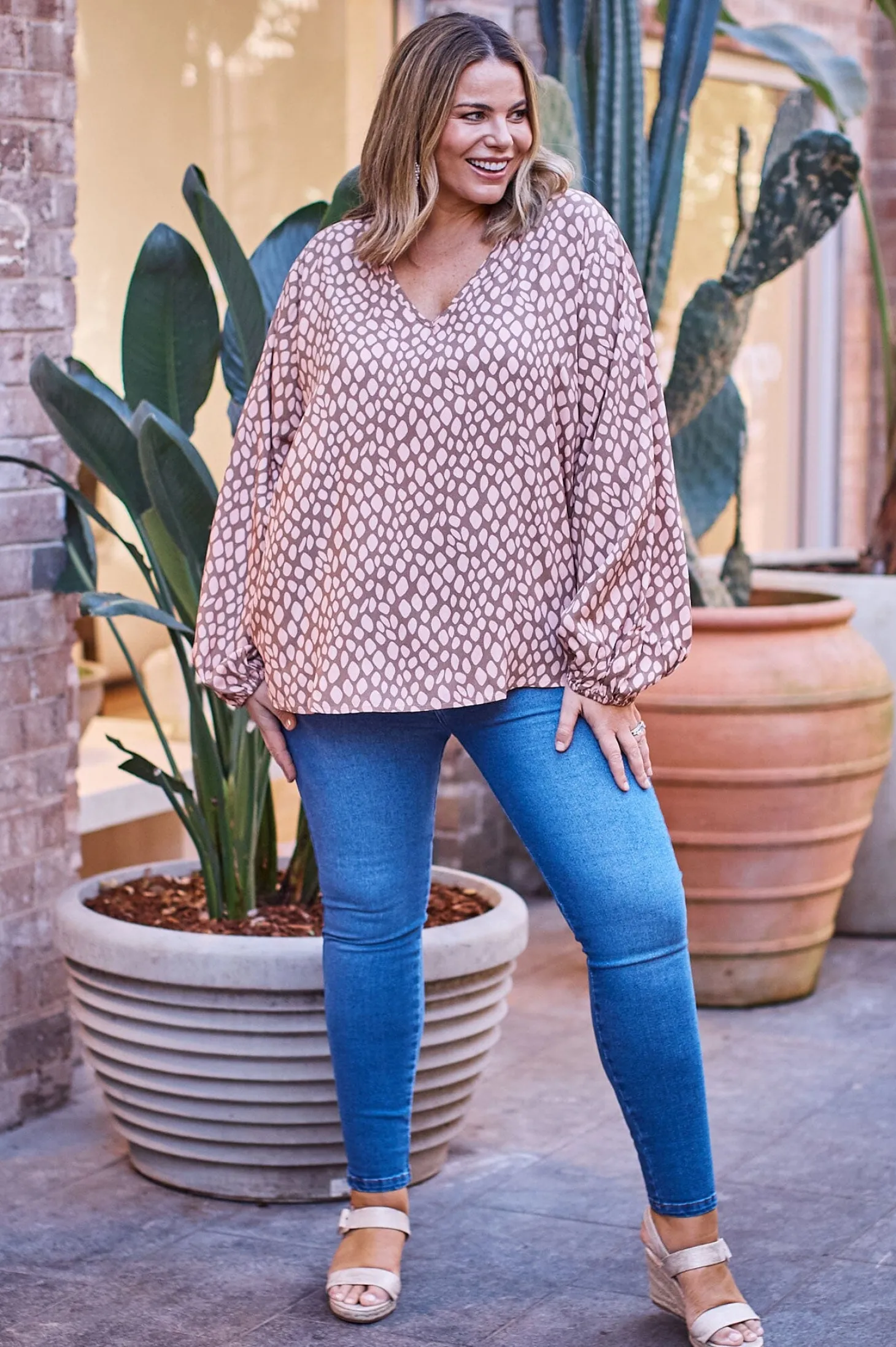 New Carolina Mara Long Sleeve Top