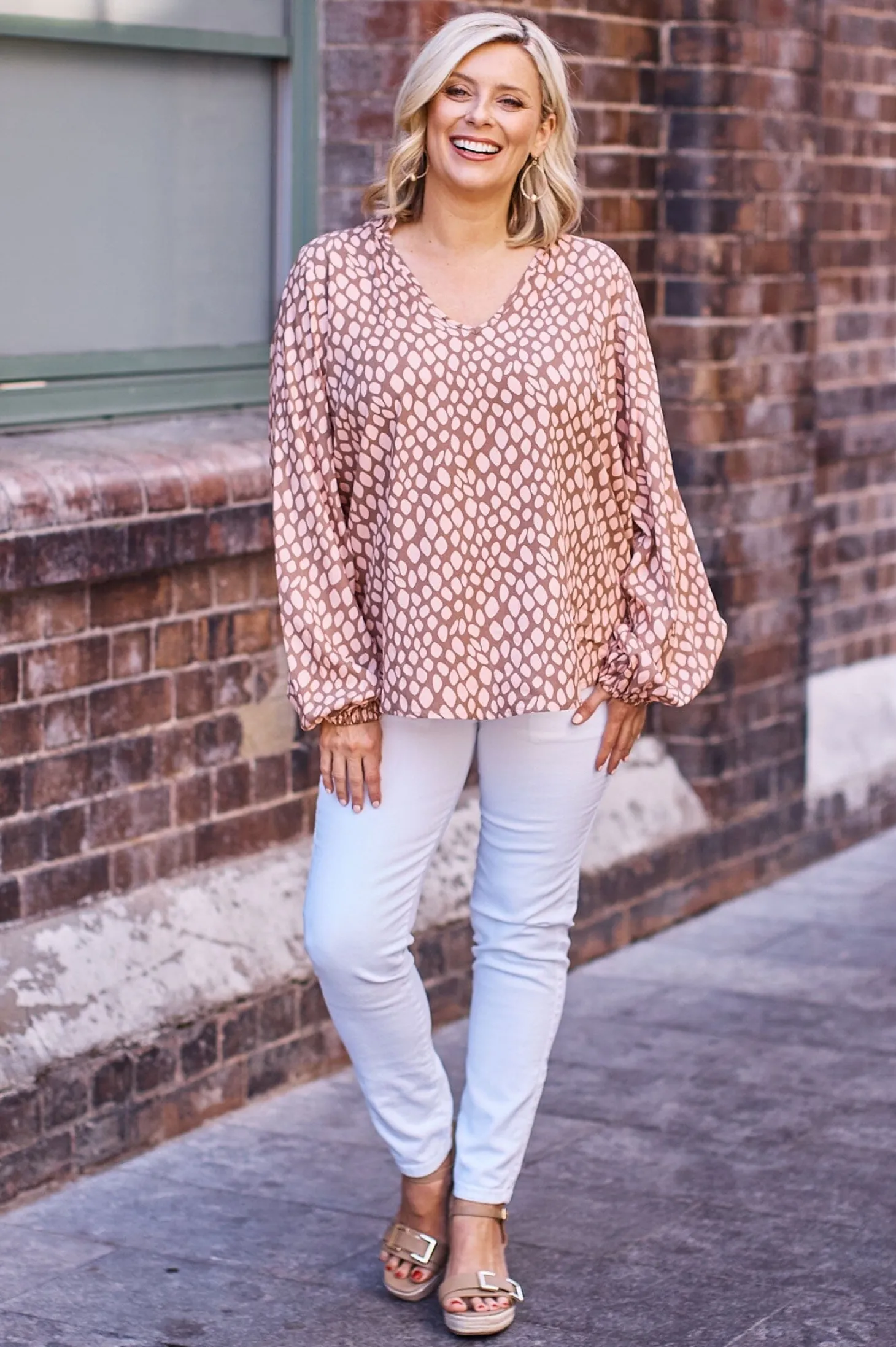 New Carolina Mara Long Sleeve Top