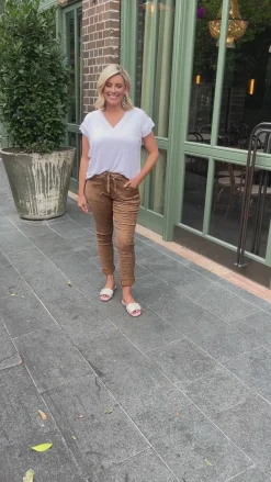 Online Carolina Maricela Corduroy Jogger Mocha