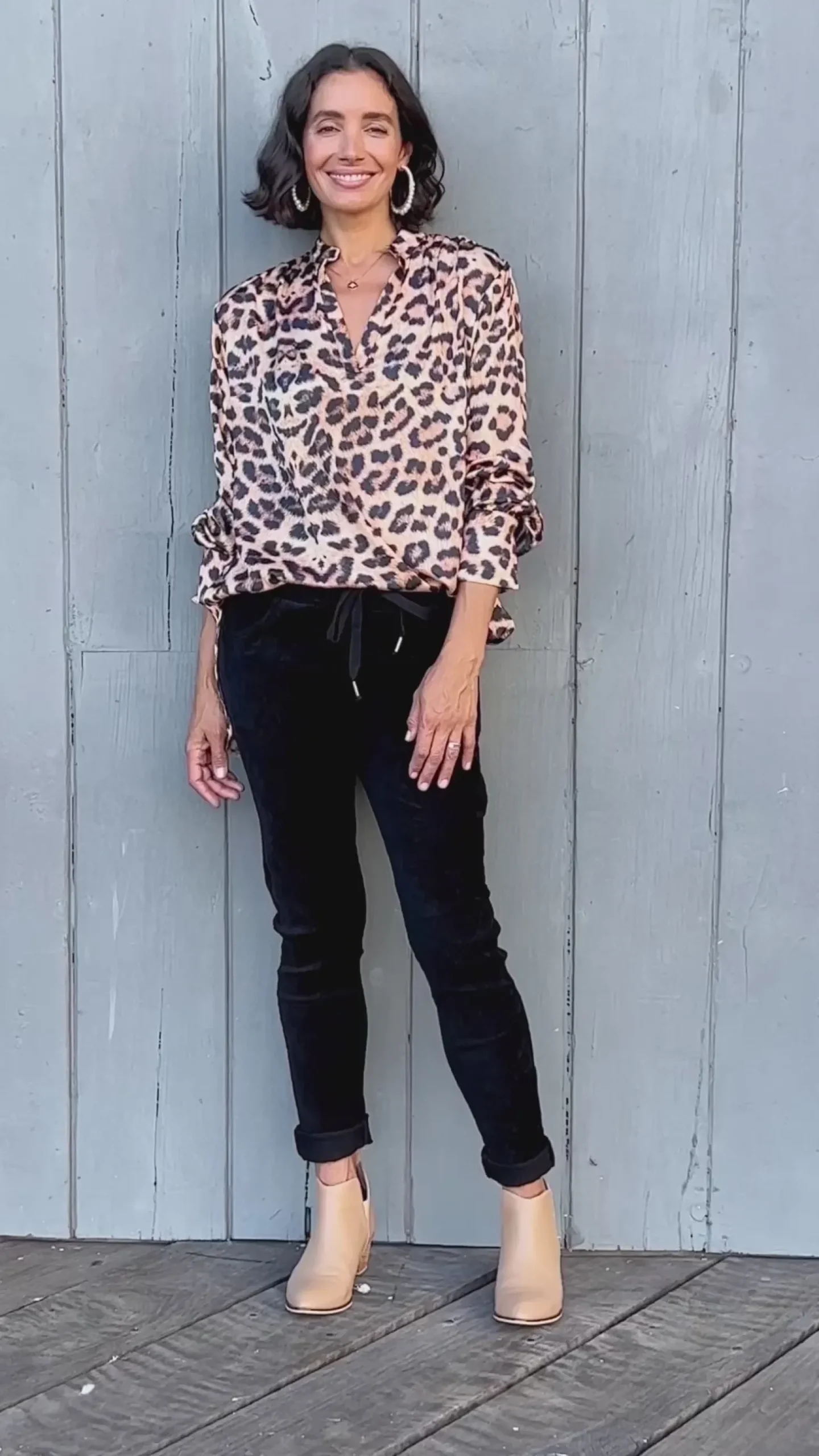 Sale Carolina Maricela Corduroy Jogger Black