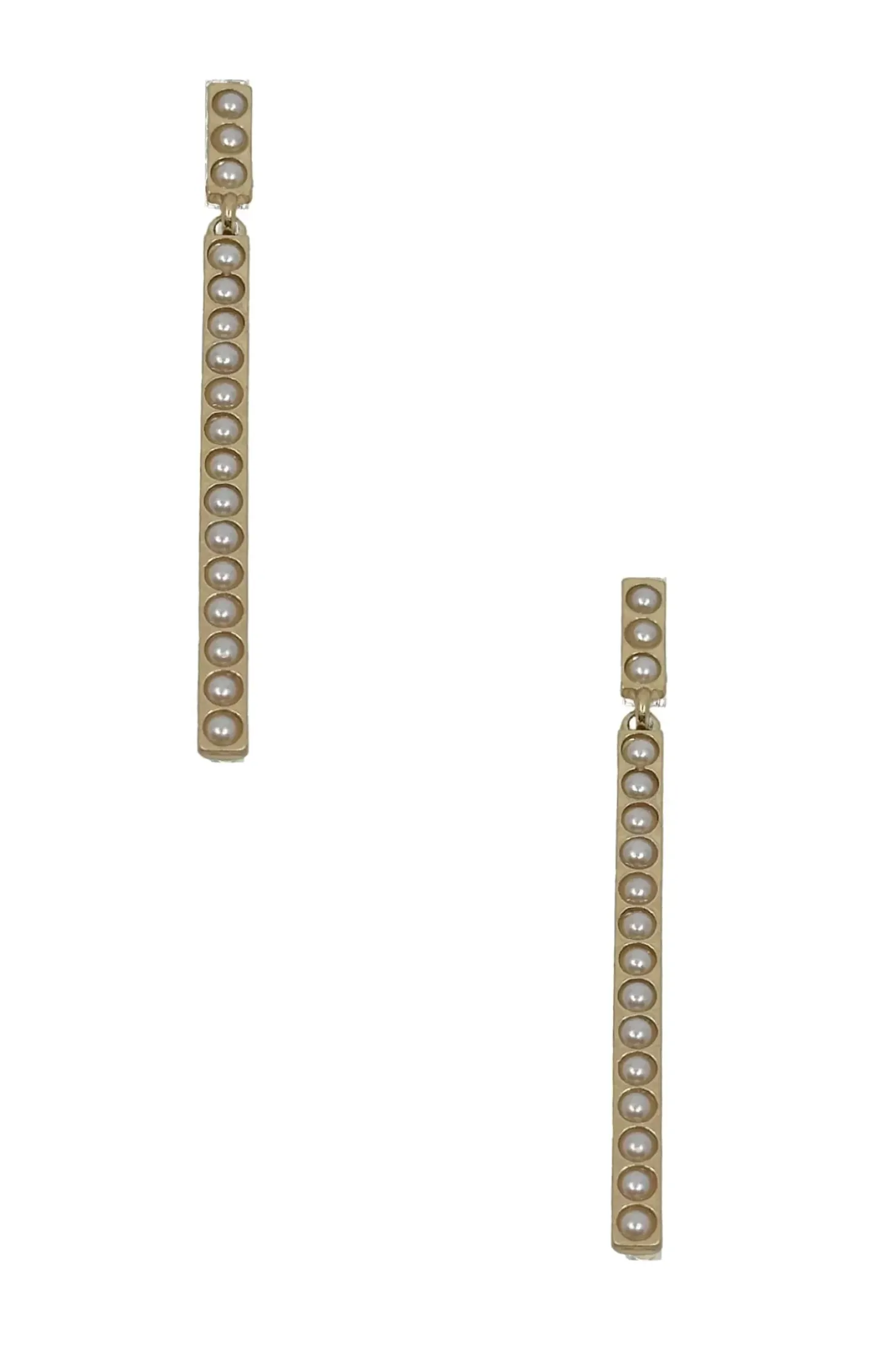 Store Carolina MaryEllen Pearl Earrings Gold