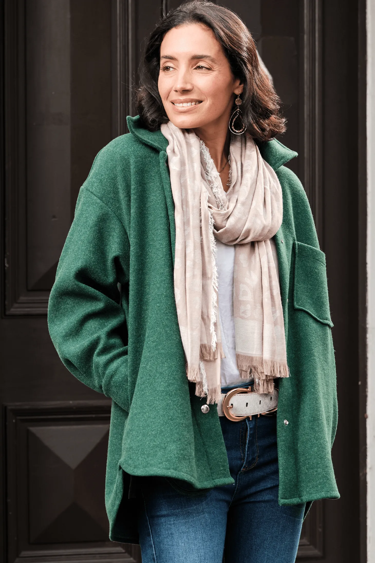 Online Carolina Matilda Jacket Forest Green