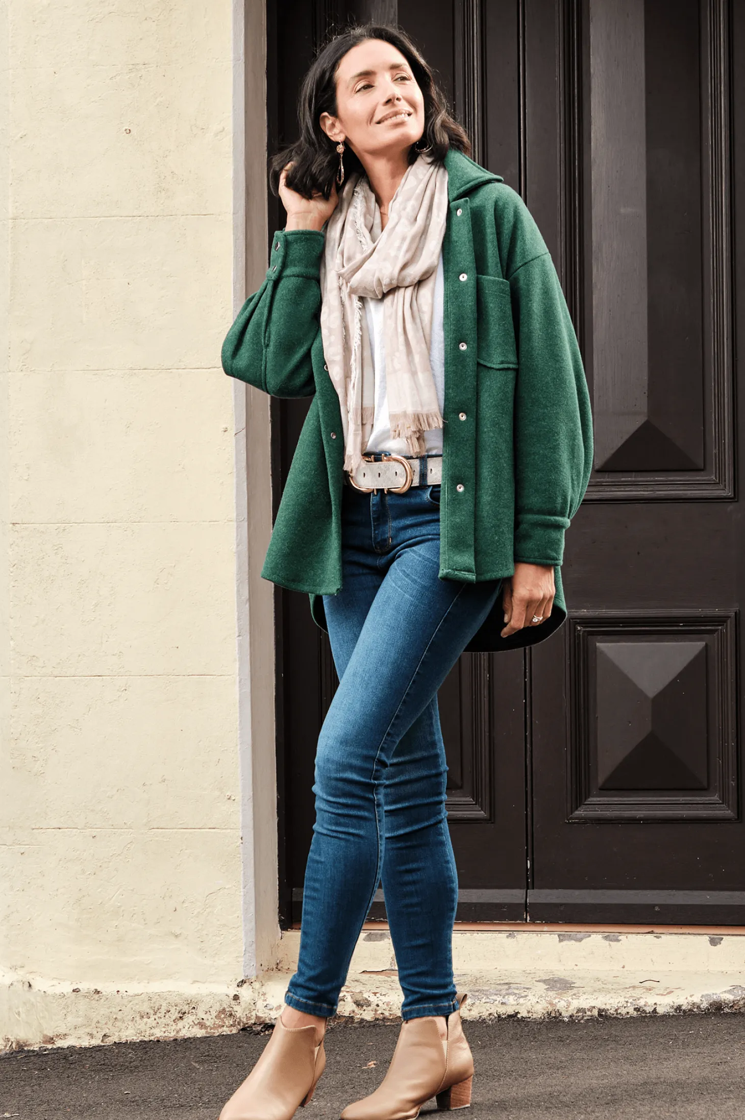 Online Carolina Matilda Jacket Forest Green
