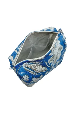 Fashion Carolina Meadow Toiletries Bag Blue - Large