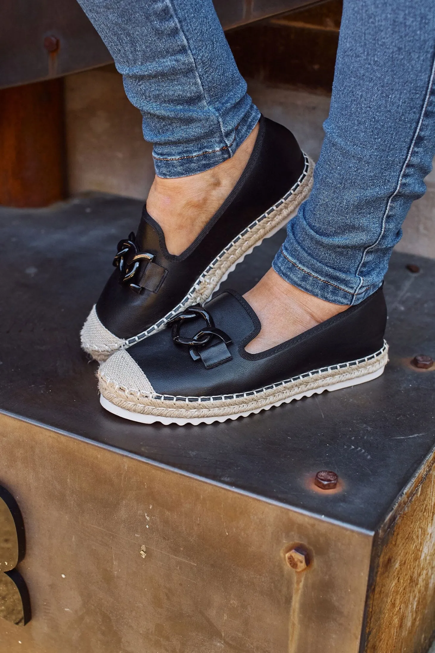 Shop Carolina Melissa Loafers Black