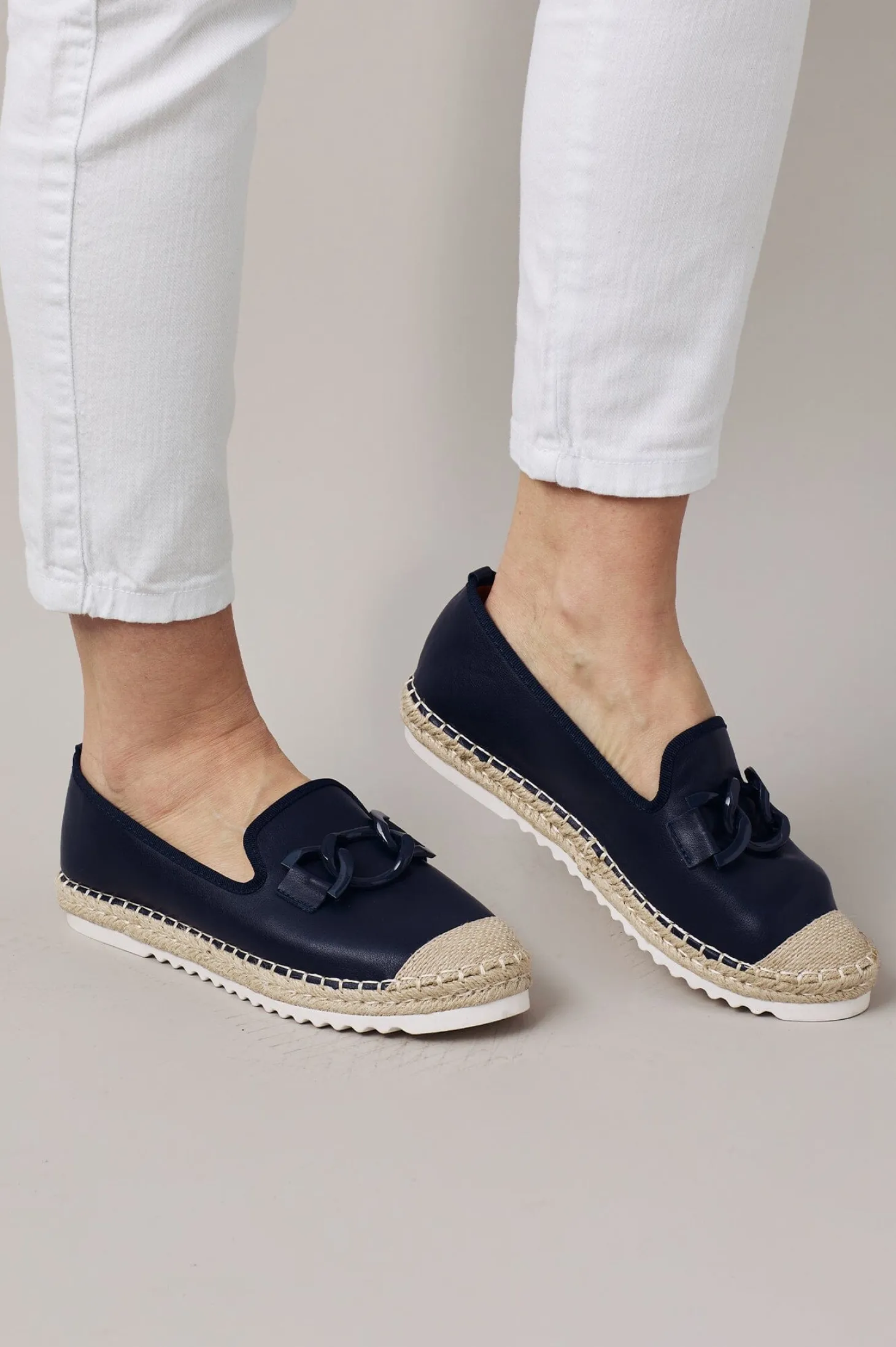 Hot Carolina Melissa Loafers Navy