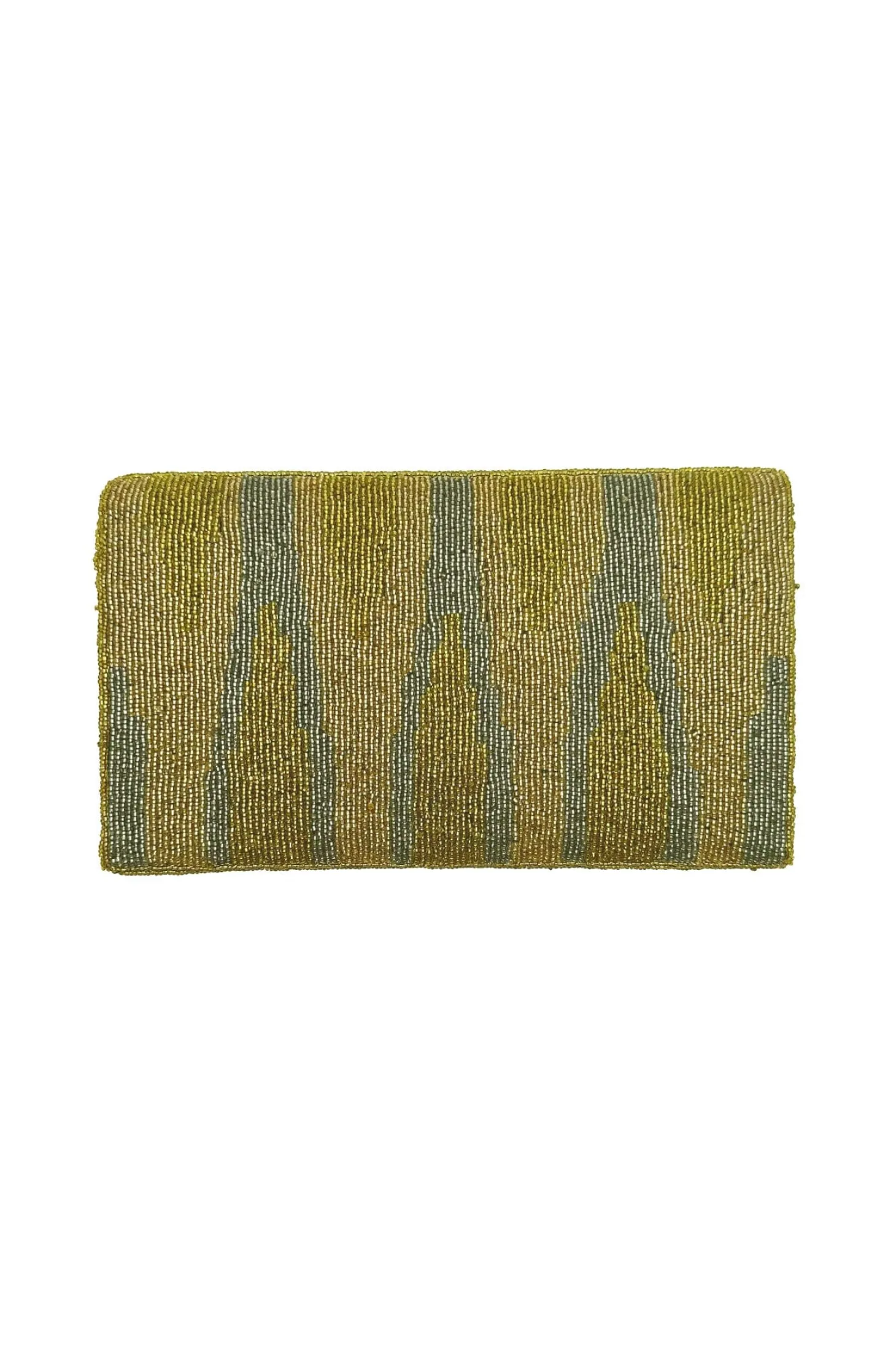 Shop Carolina Namira Sequinned Clutch Bag Gold/Silver