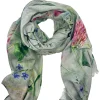 Fashion Carolina Naya Floral Modal Scarf Aloe