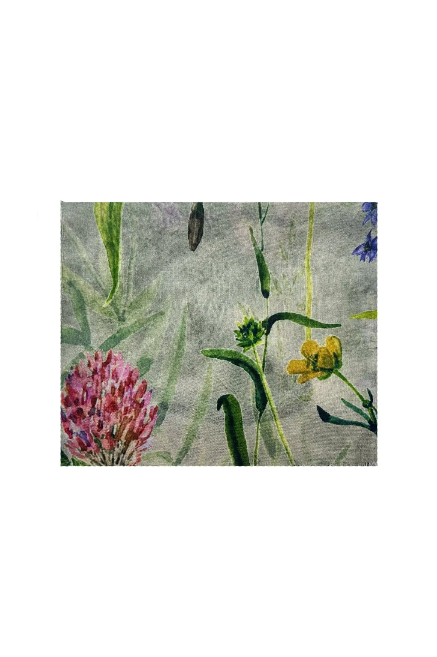 Fashion Carolina Naya Floral Modal Scarf Aloe
