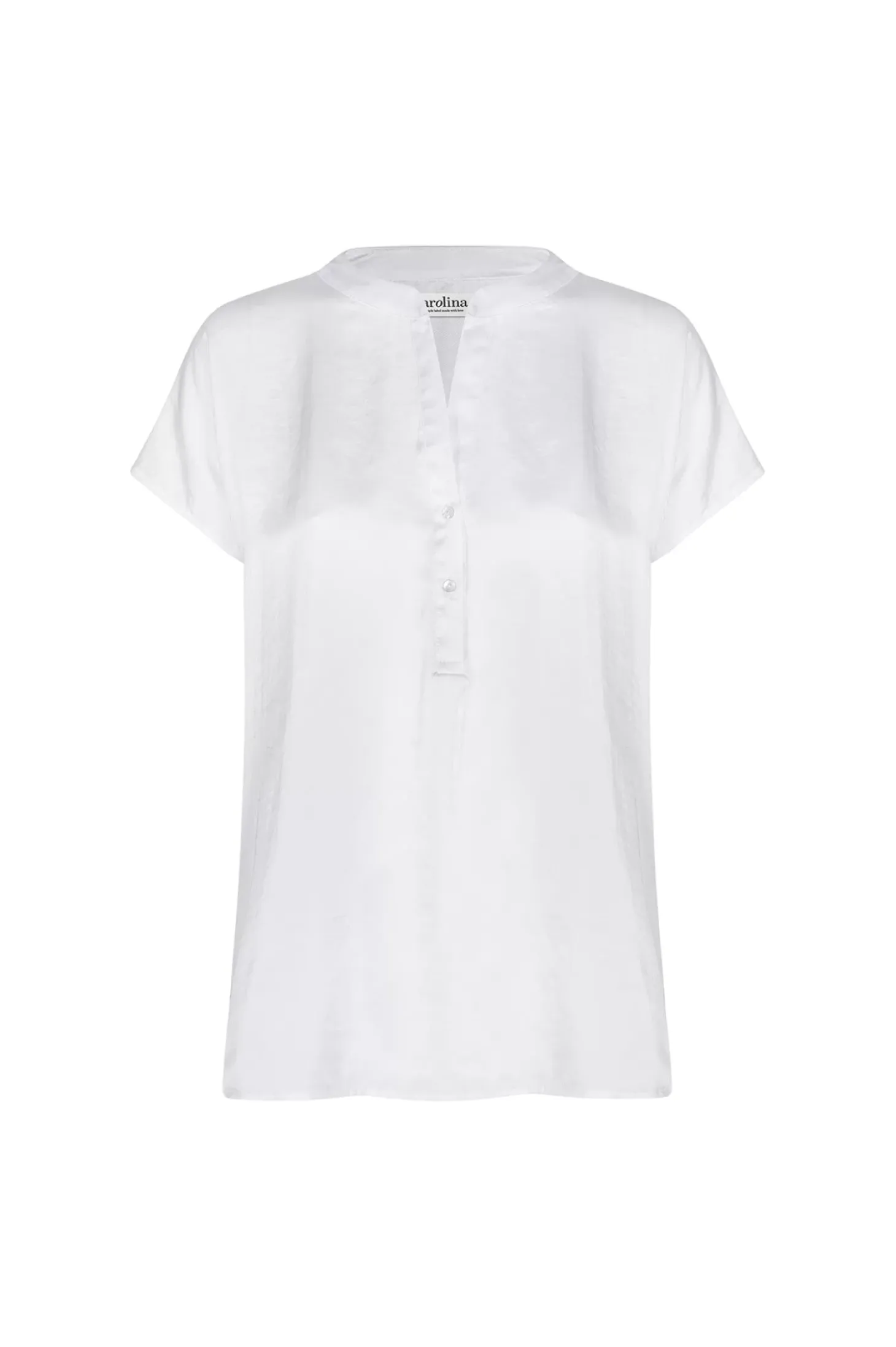 Shop Carolina Nicole Short Sleeve Top White