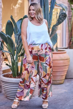 Online Carolina Nikki Palazzo Pants in Delia Print