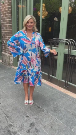 Hot Carolina Nomi Long Sleeve Dress