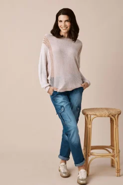 Outlet Carolina Oriana Light Knitwear Blush Shimmer
