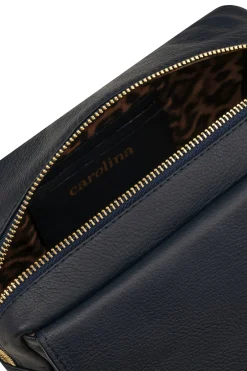 New Carolina Philippa Leather Bag Navy