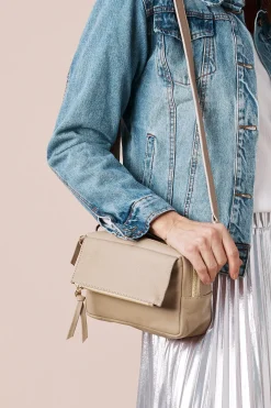 Fashion Carolina Philippa Leather Bag Nude