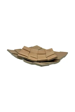 Online Carolina Plaited Leather Trays Pack of 2