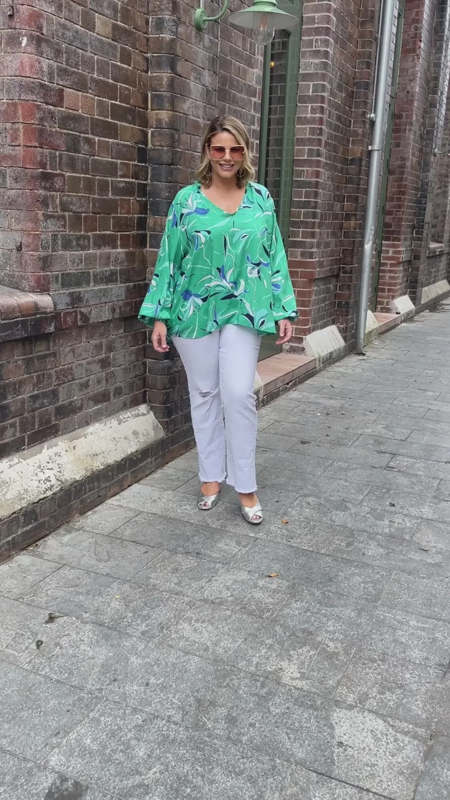 Best Carolina Rai Print Top
