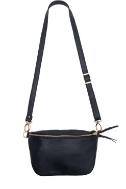 Online Carolina Ramona Leather Handbag Black