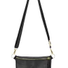 Store Carolina Ramona Leather Handbag Black Cowhide