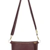Fashion Carolina Ramona Leather Handbag Burgundy