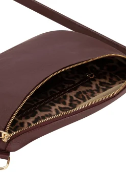 Fashion Carolina Ramona Leather Handbag Burgundy