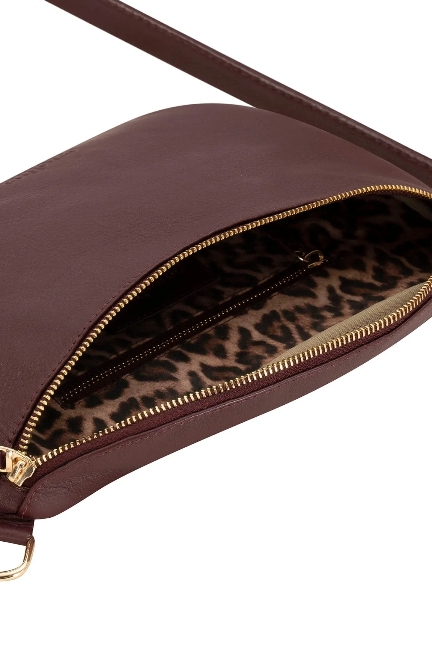 Fashion Carolina Ramona Leather Handbag Burgundy