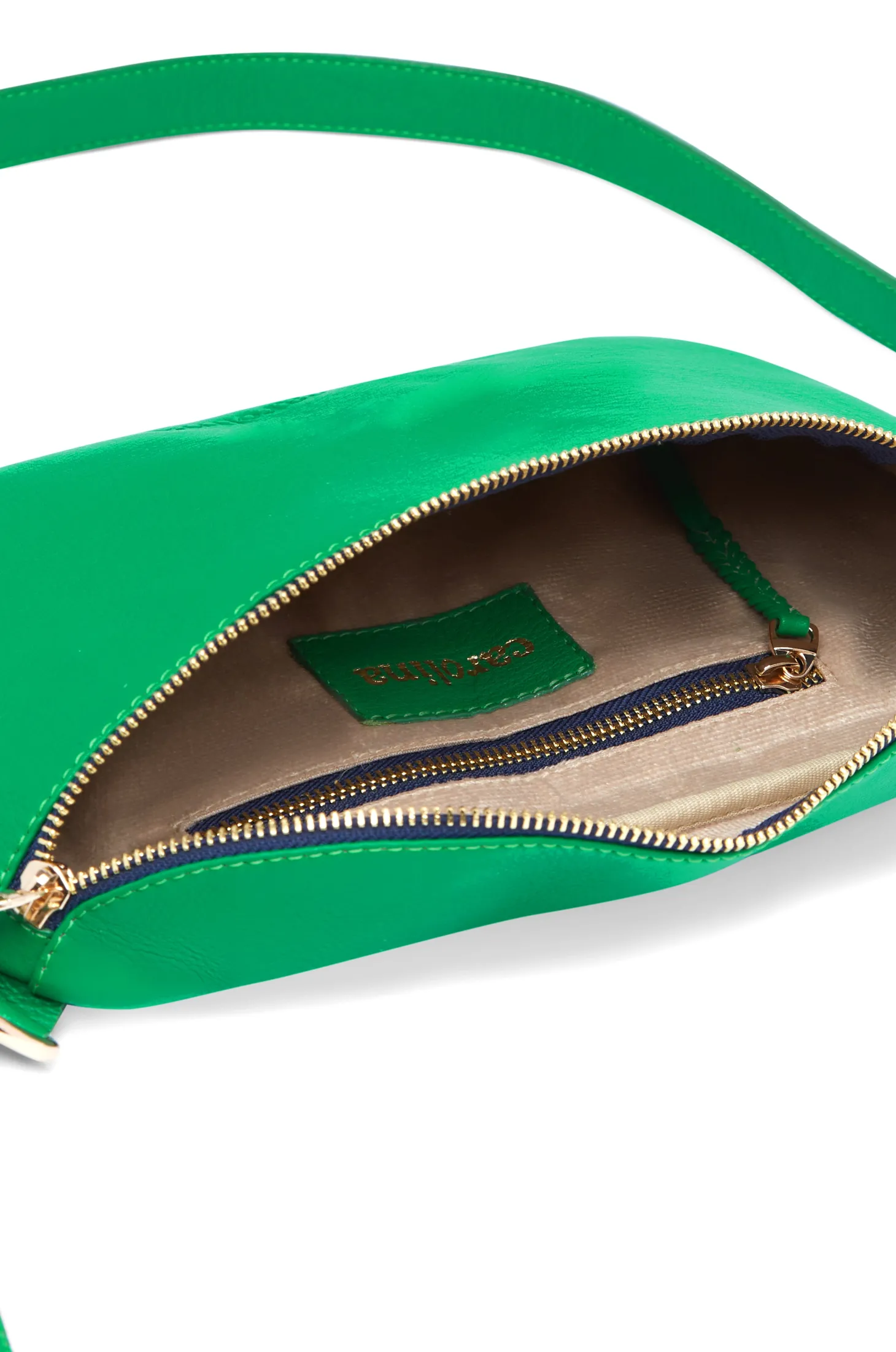 Sale Carolina Ramona Leather Handbag Emerald