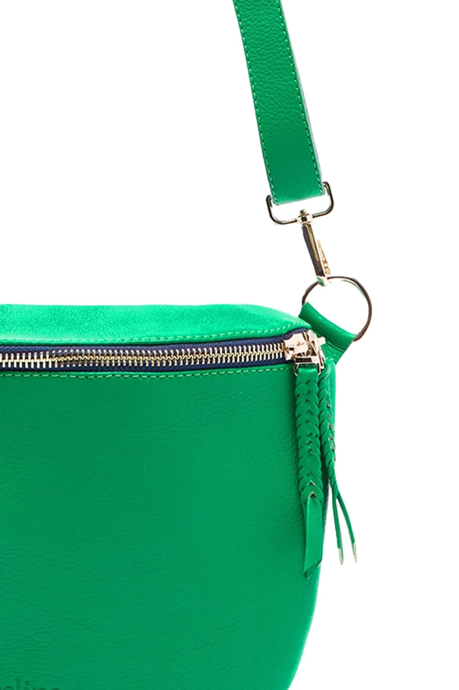 Sale Carolina Ramona Leather Handbag Emerald