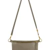 Outlet Carolina Ramona Leather Handbag Khaki