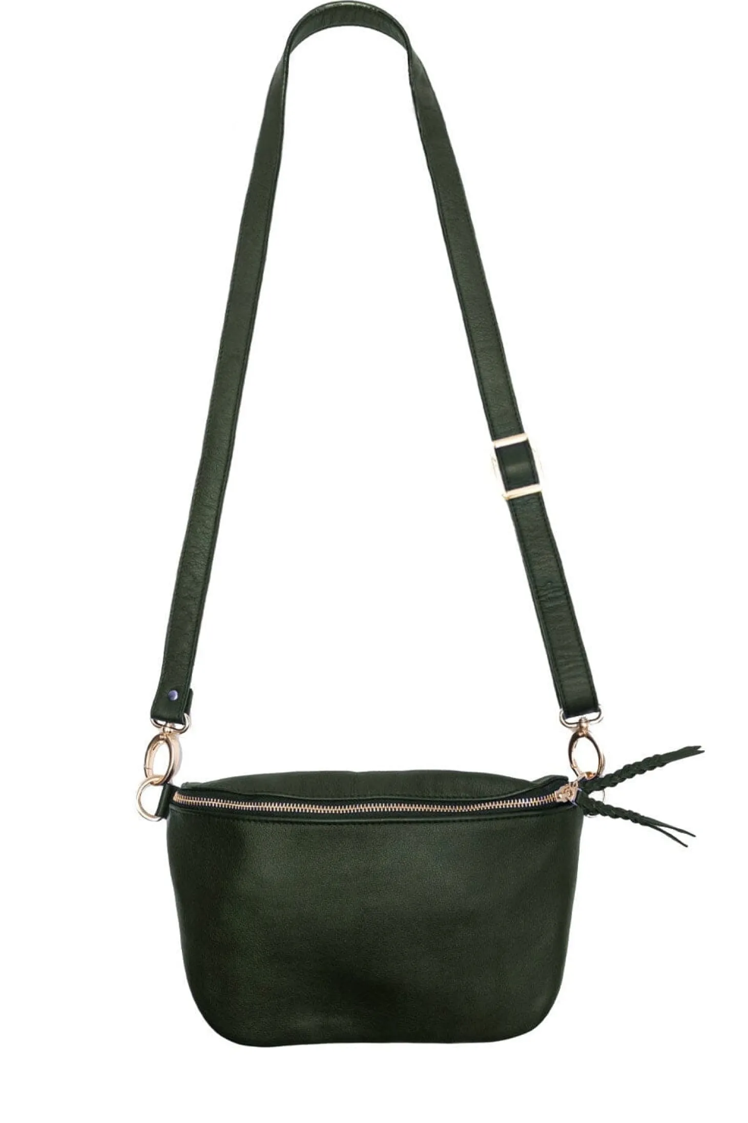 Shop Carolina Ramona Leather Handbag Olive