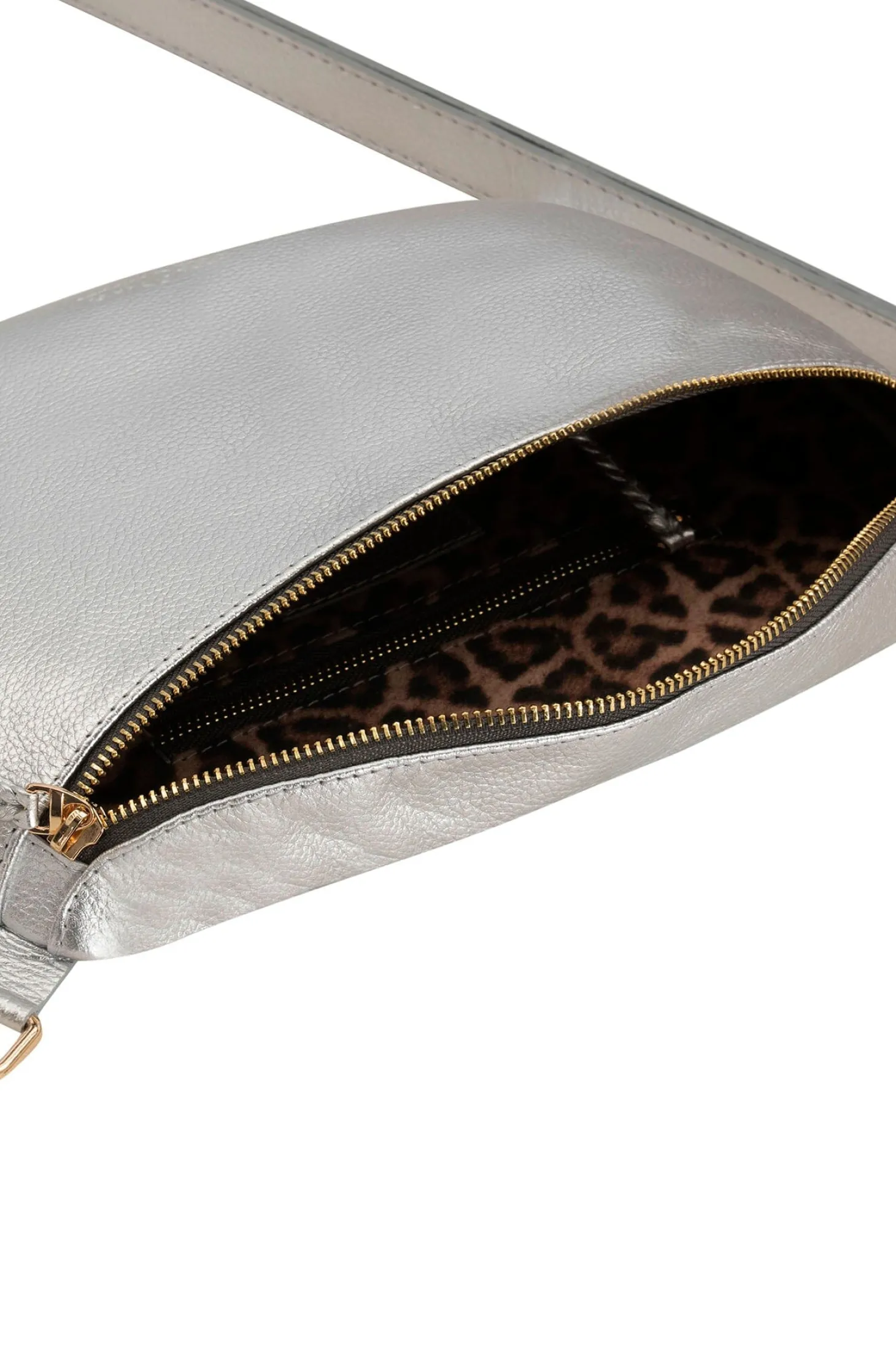 Cheap Carolina Ramona Leather Handbag Silver