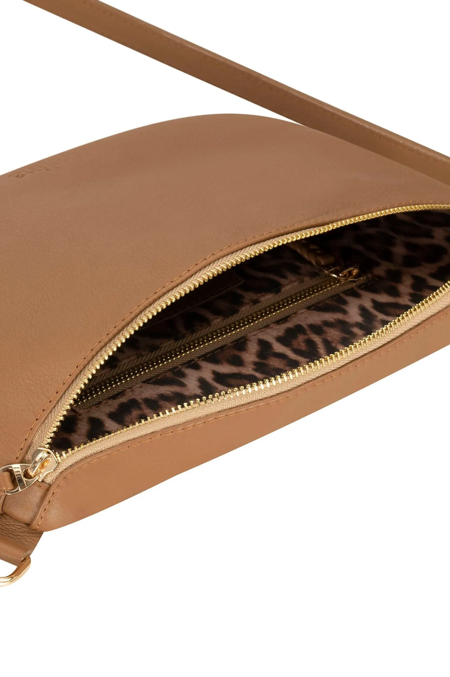 Clearance Carolina Ramona Leather Handbag Tan
