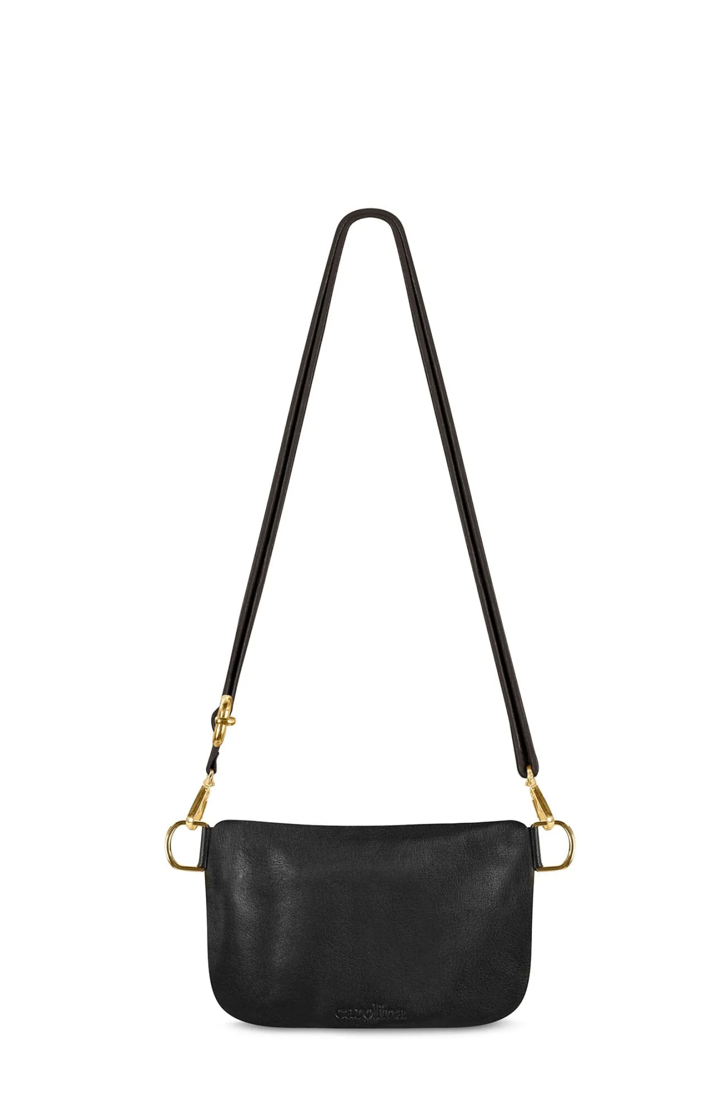 Fashion Carolina Ramona Small Leather Handbag Black