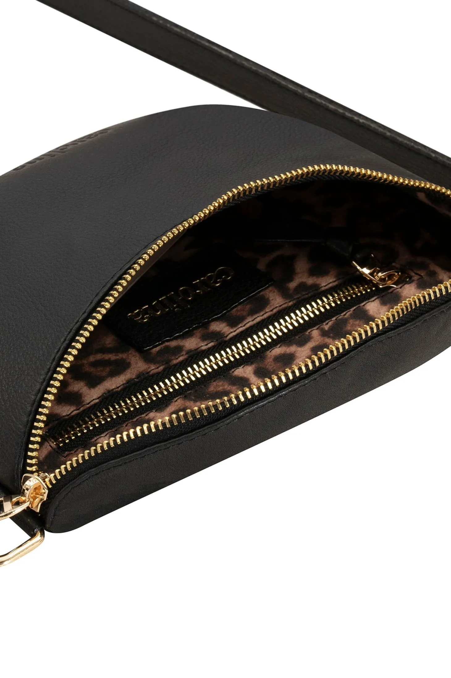 Fashion Carolina Ramona Small Leather Handbag Black