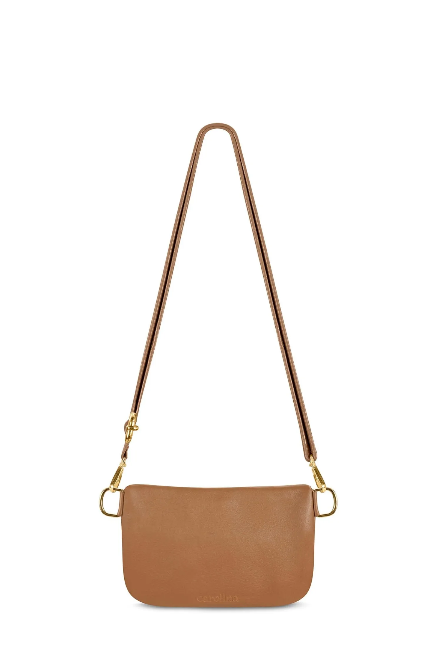 Outlet Carolina Ramona Small Leather Handbag Tan