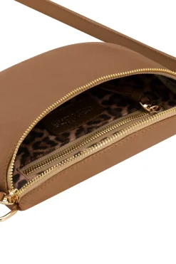 Outlet Carolina Ramona Small Leather Handbag Tan