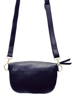 Flash Sale Carolina Ramona Small Leather Handbag Navy