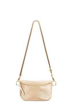 Outlet Carolina Ramona Small Leather Handbag Gold