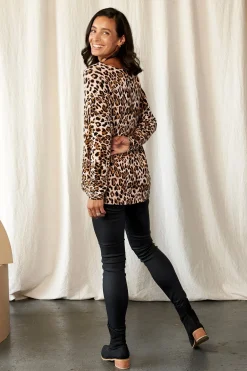 Online Carolina Rana Animal Print Jumper
