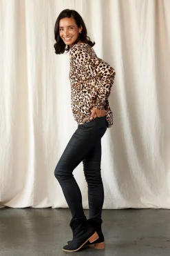 Online Carolina Rana Animal Print Jumper