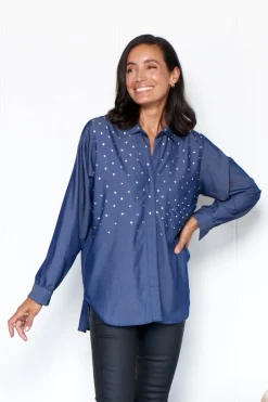 Clearance Carolina Renata Tencel Collared Shirt