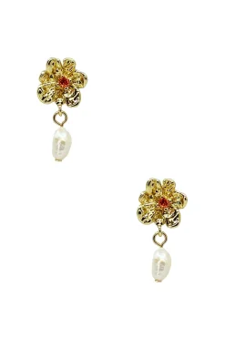 Discount Carolina Reya Pearl Earrings