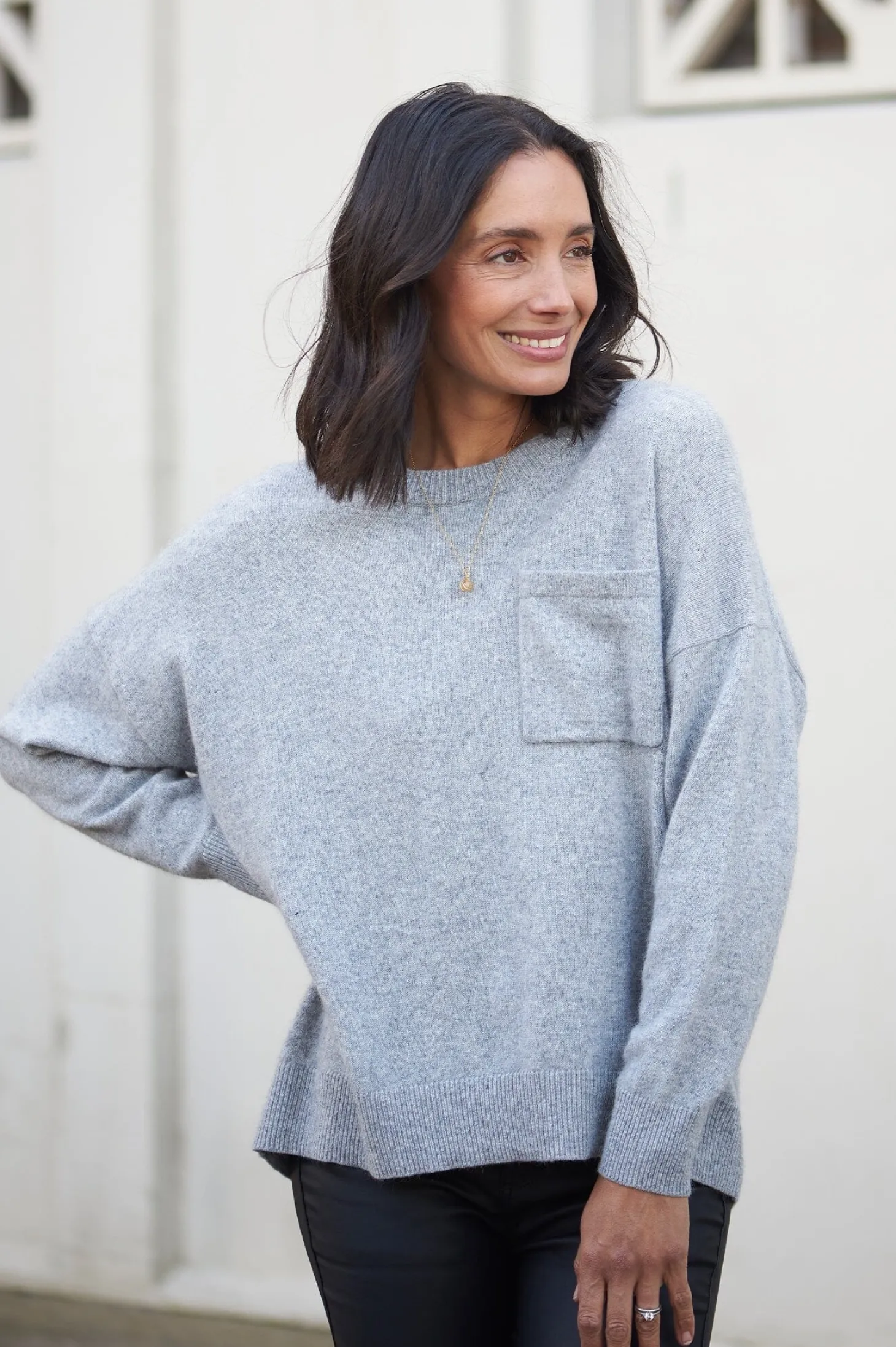 Cheap Carolina Rhonda Jumper Light Grey