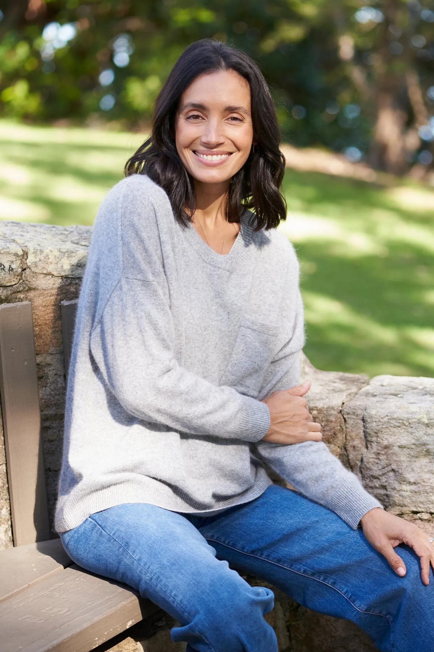 Cheap Carolina Rhonda Jumper Light Grey