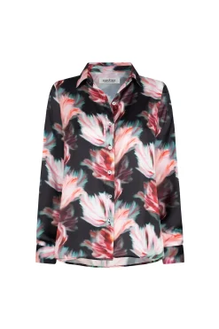 Sale Carolina Romy Floral Collared Long Sleeve Shirt