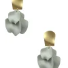 Sale Carolina Rosalinda Earrings Light Grey