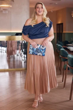 Outlet Carolina Roslyn Top Navy