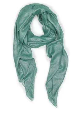 Cheap Carolina Roxana Metallic Scarf Emerald