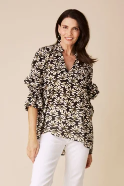 Cheap Carolina Roxie Floral Print Top